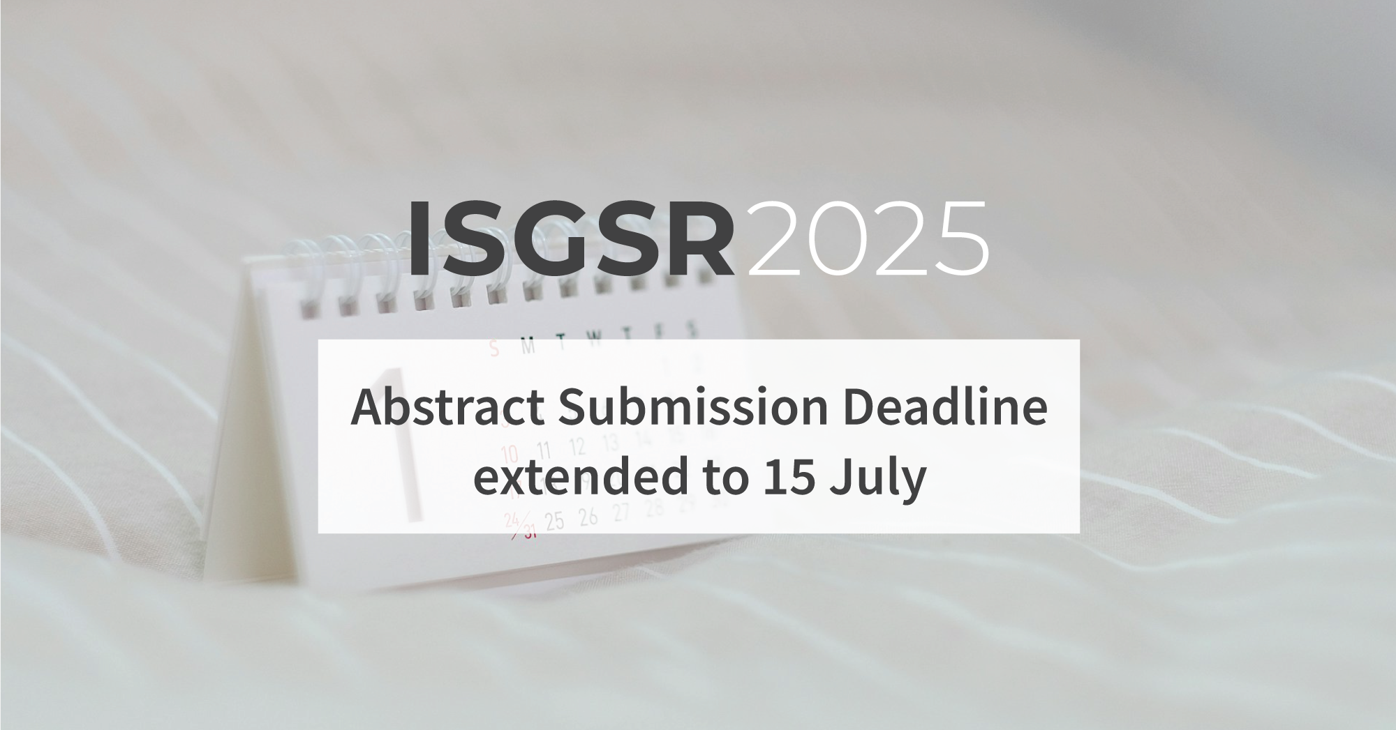 ISGSR 2025 Submission